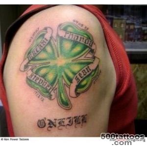 77 Irish Tattoos  Shamrock, Clover, Cross, Claddagh Tattoo Designs_1