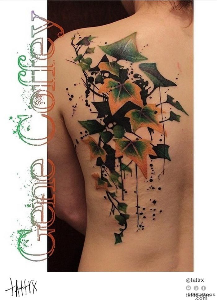 Gene Coffey Tattoo Culture Brooklyn   Ivy Leaves..._36
