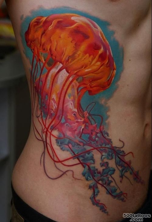 20 Amazing Jellyfish Tattoos   Tattoos Mob_27