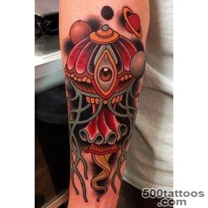 72+ Beautiful Jellyfish Tattoos_14