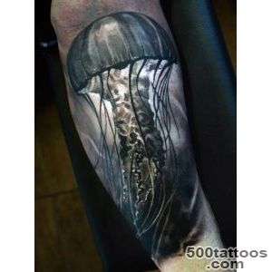 100 Jellyfish Tattoo Designs For Men   Free Swimming Marine Ideas_7