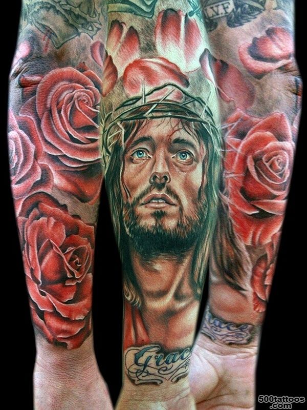 30+ Spiritual Jesus Christ Tattoo designs and meaning   Find your Way_8