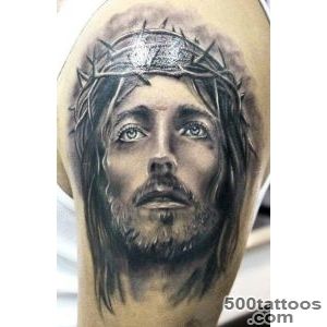 Wonderful portrait of jesus tattoo   Tattooimagesbiz_2