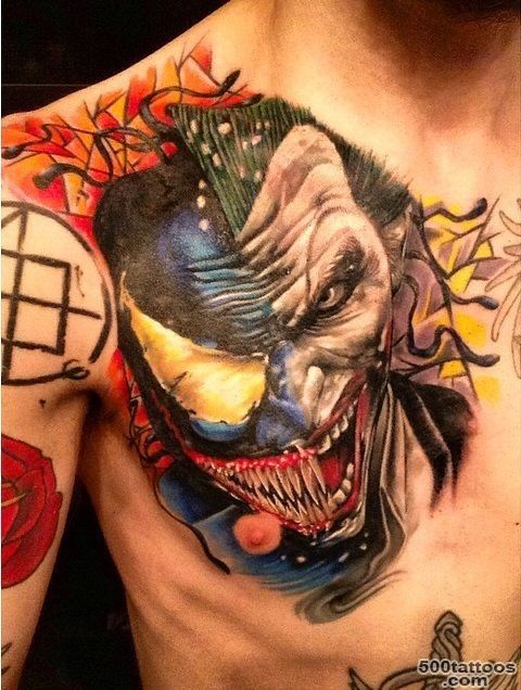 25 Joker Tattoos To Celebrate Suicide Squad!  Picture  Break.com_36