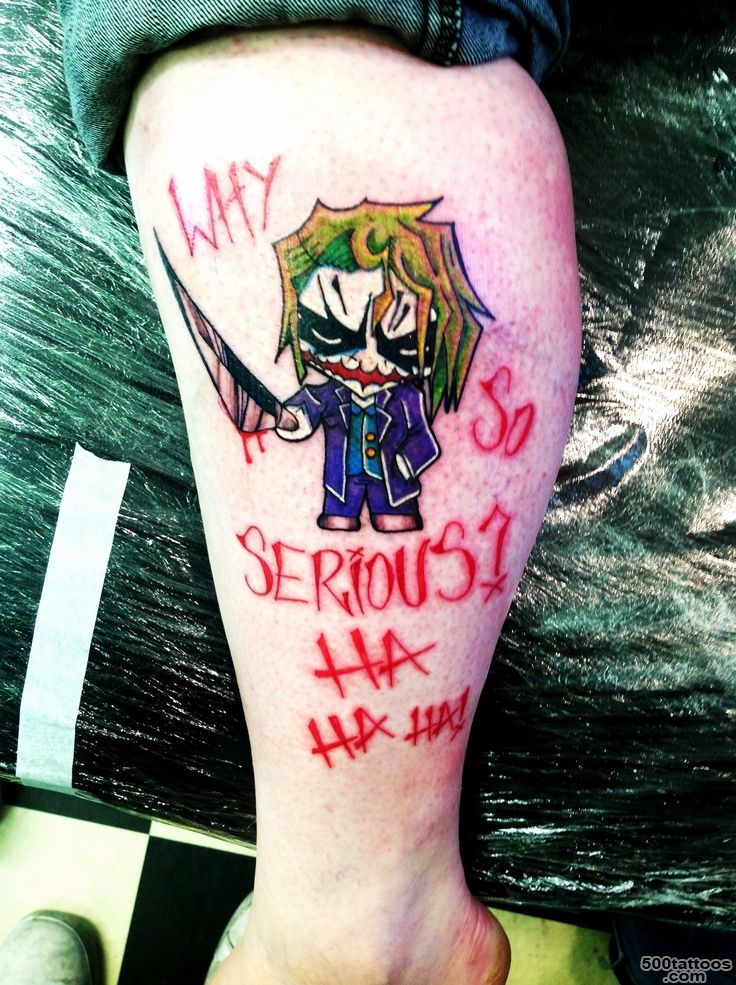 Joker tattoo #tattoo #joker  jerry tat  Pinterest  Jokers ..._29