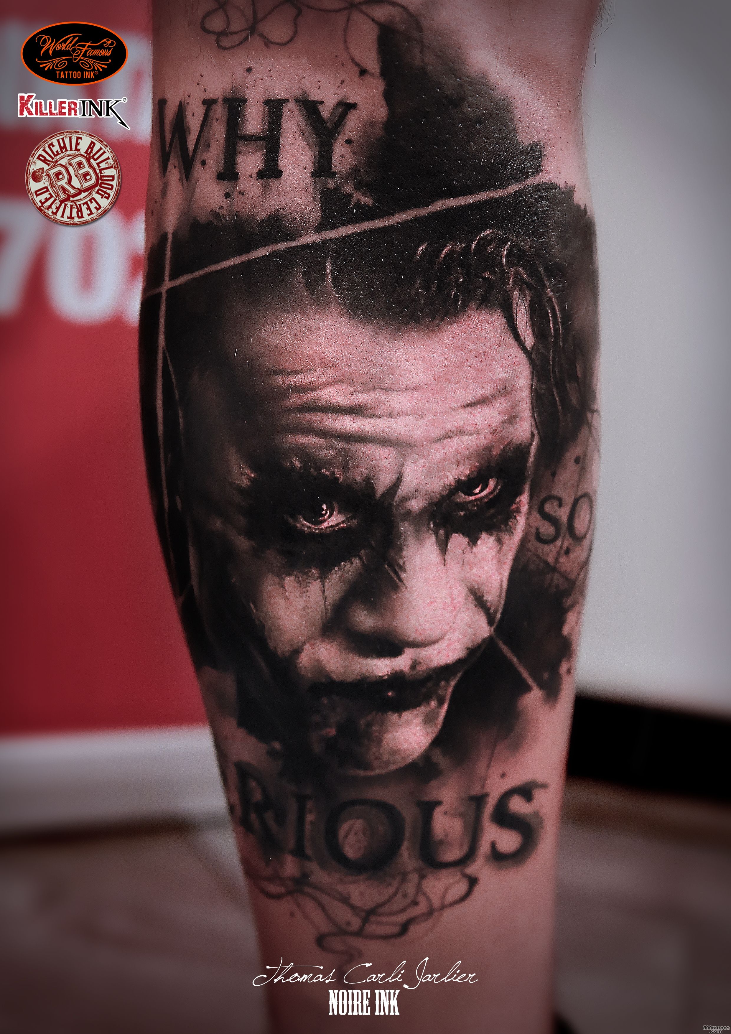 joker tattoo  Noire Ink_18