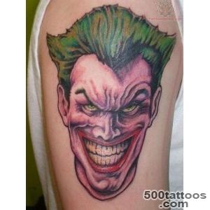 Joker tattoo design, idea, image