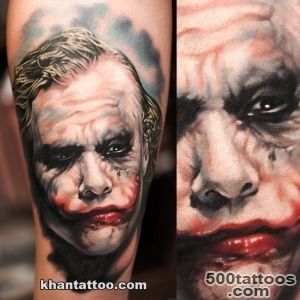 30+ Awesome Heath Ledger Joker Tattoos_19