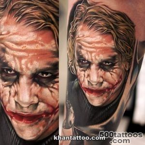 Heath Ledger Joker tattoo   YouTube_2