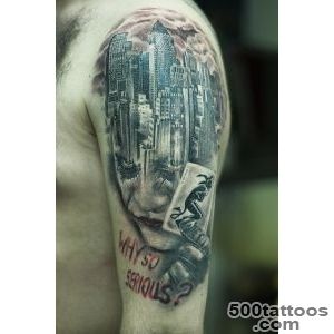 Joker Gotham city tattoo by Christo_47