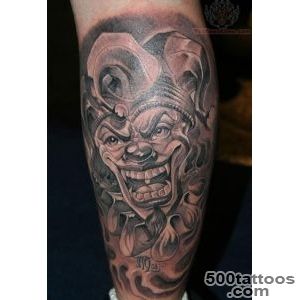 Smiling Jester Joker Tattoo Design   Tattoes Idea 2015  2016_43