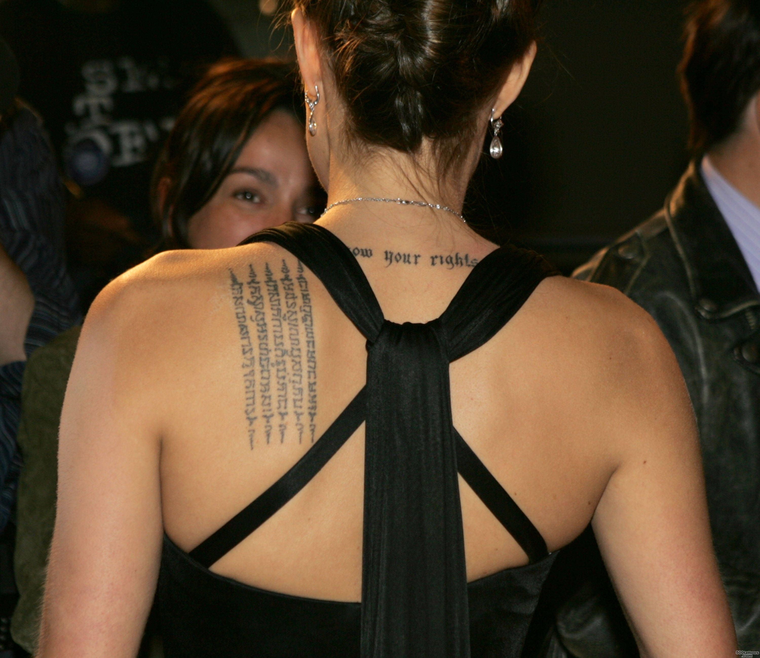 Angelina Jolie tattoos  Temporary Tattoo Blog_33