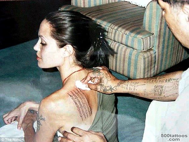 How Angelina Jolie sparked fury among the tattoo masters of ..._16
