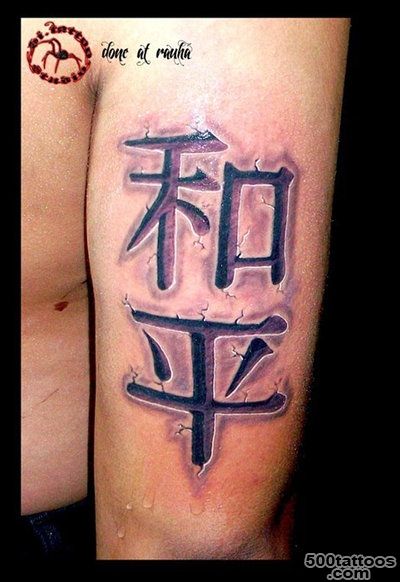 Kanji Tattoo Design For Thigh_19
