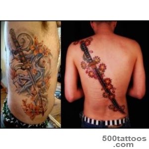 Katana tattoo design, idea, image