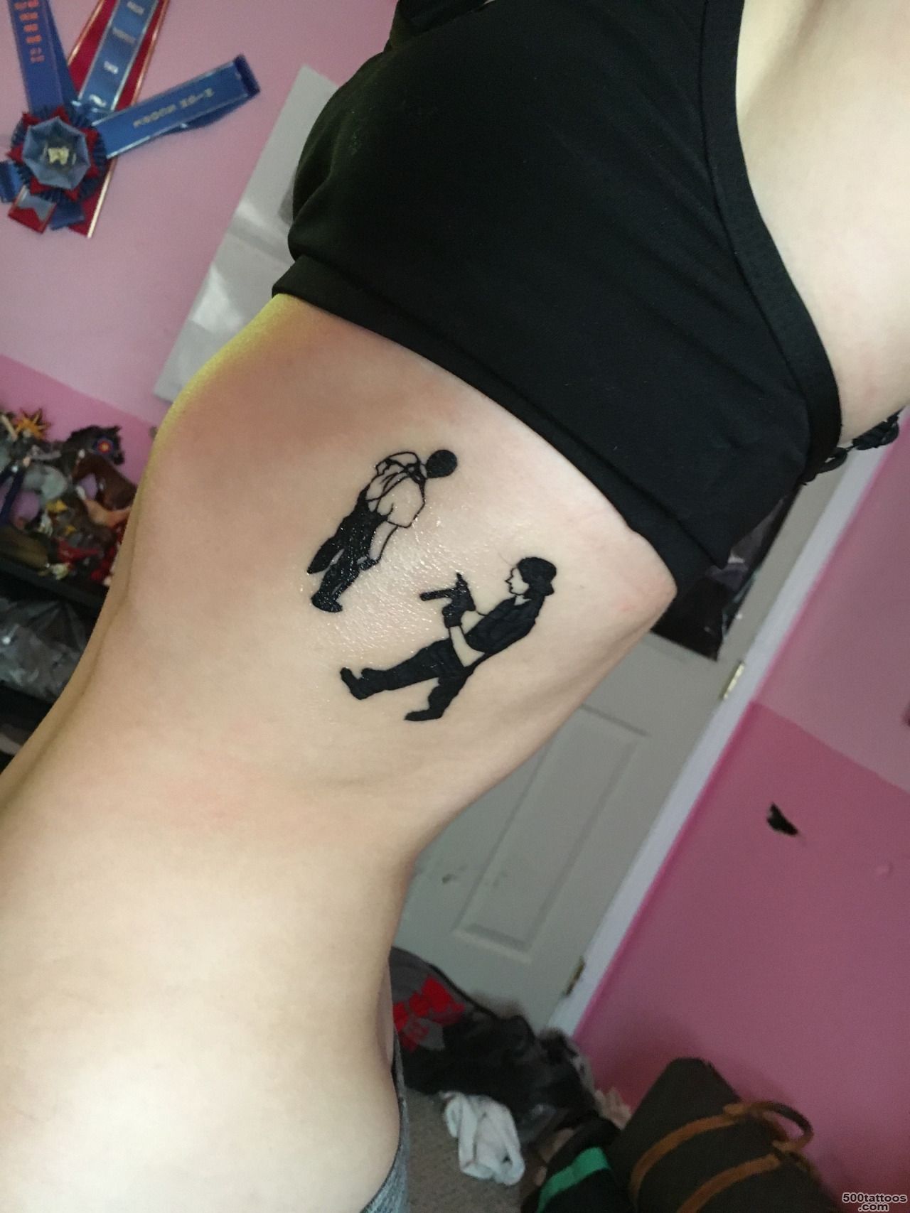 Crazed fan of the Columbine killers gets a tattoo in their honour ..._37