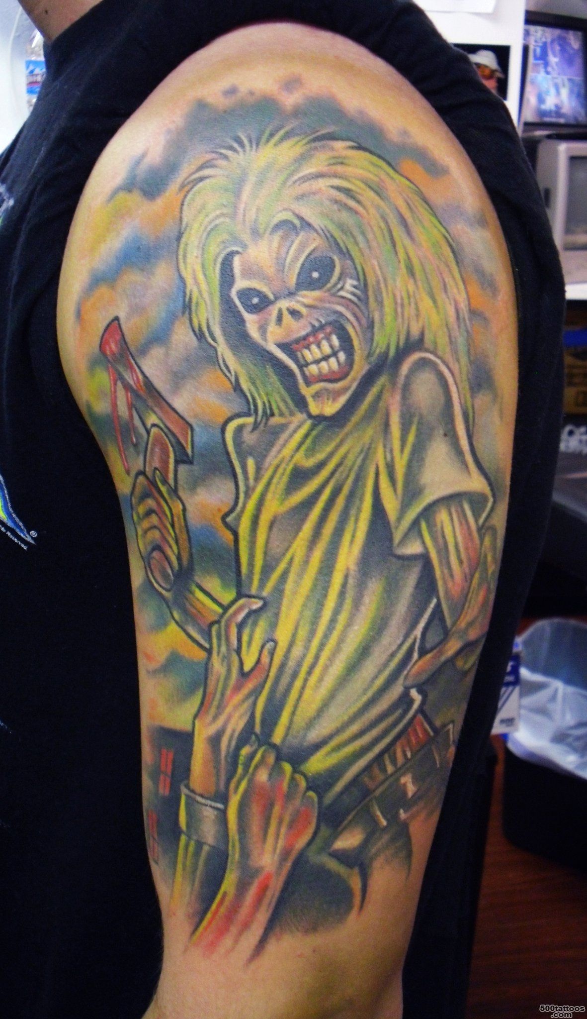 My Iron Maiden Eddie tattoo. Done by Whitney Lenox @ Artistic ..._21