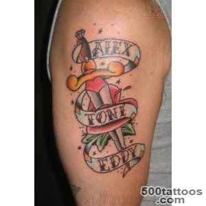 13+ Knife And Dagger Tattoos On Sleeve_32