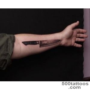 Chef#39s Knife Tattoo  Best tattoo ideas amp designs_11