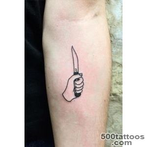 Hand Holding Knife Tattoo By The Crayoner_10