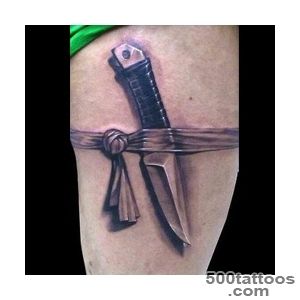 Knife Tattoo Meanings  iTattooDesignscom_1