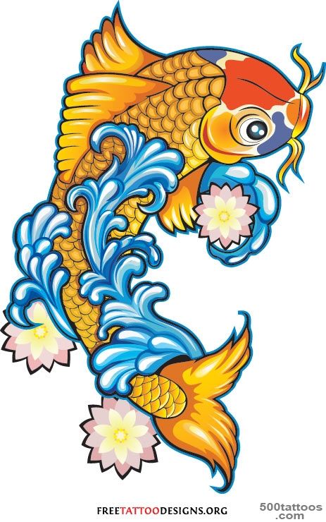 40 Koi Fish Tattoos  Japanese And Chinese Designs_29
