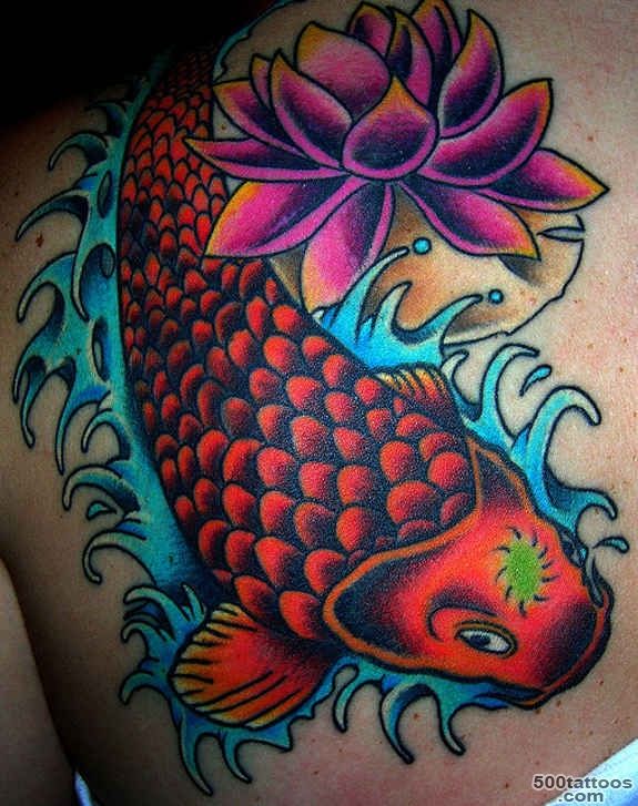 116 Nice Fish Koi Tattoos Images with Meaning_8