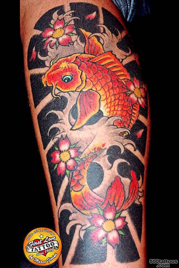 116 Nice Fish Koi Tattoos Images with Meaning_41