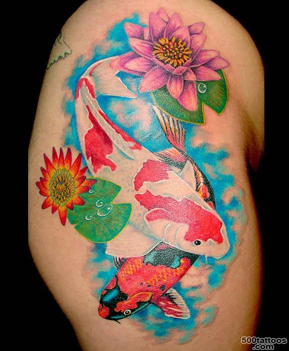 116 Nice Fish Koi Tattoos Images with Meaning_45