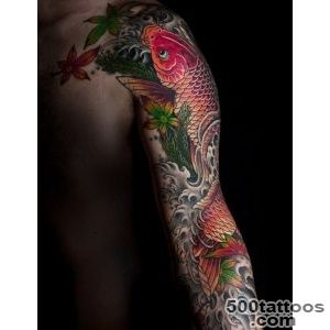 Koi carp tattoo design, idea, image