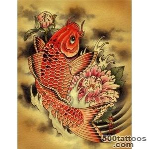 Pin Carp Koi Fish Tattoos – Symbols Of Power Luck Bravery on Pinterest_2
