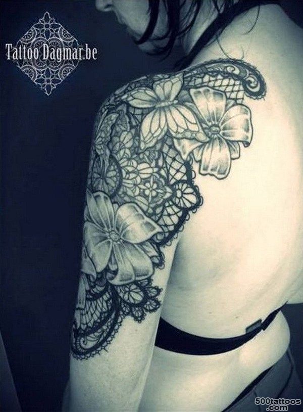 30+ Lace Tattoo Designs for Women   For Creative Juice_16