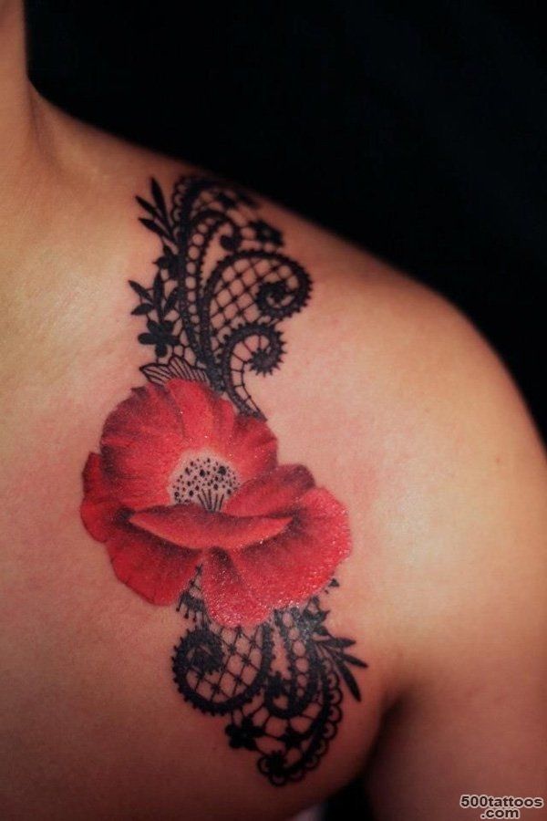 45+ Lace Tattoos for Women  Art and Design_29