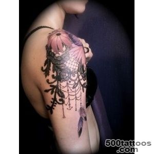 45+ Lace Tattoos for Women  Art and Design_50