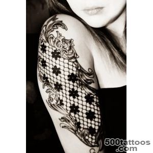 Subtle Lace Tattoo Designs for Women 2016  Tattoo Ideas Gallery _20