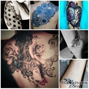Subtle Lace Tattoo Designs for Women 2016  Tattoo Ideas Gallery _44