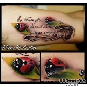 Ladybug tattoo design, idea, image