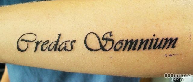 Latin Lettering Tattoo  Tattoobite.com_30
