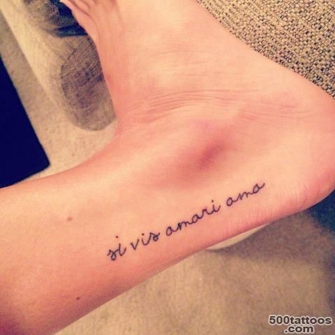 my new tat! latin phrase, if you wish to be loved, love ..._25