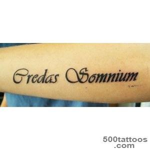 Latin Lettering Tattoo  Tattoobitecom_30
