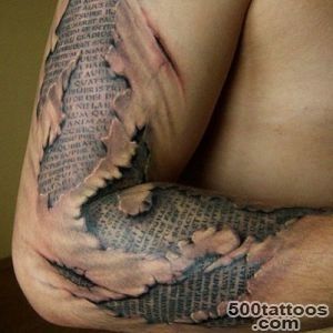 Latin Literary Sleeve Tattoo Design  Tattoobitecom_24
