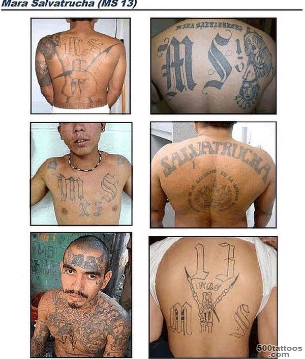 LATINO PRISON GANGS MexicanHispanic Gang Tattoos_36
