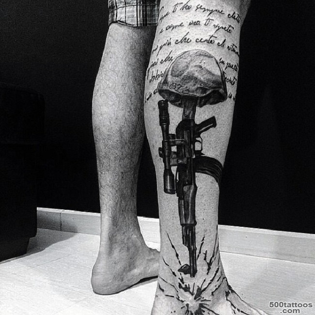 Ornamental leg tattoo featuring elegant execution on the spine