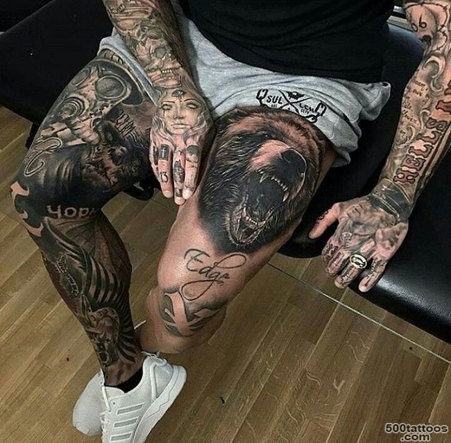 Leg tattoo idea in dotwork style for the forearm