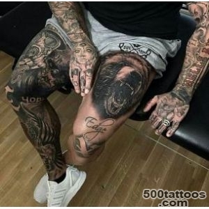 Leg tattoo idea in dotwork style for the forearm