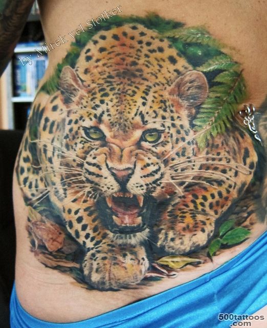 Photos tattoo creeps leopard . Tattoos photo katalog._15
