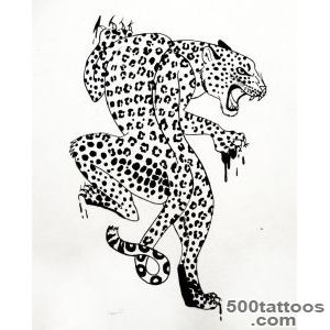 Leopard Scratch Tattoo Stencil   Tattoes Idea 2015  2016_14