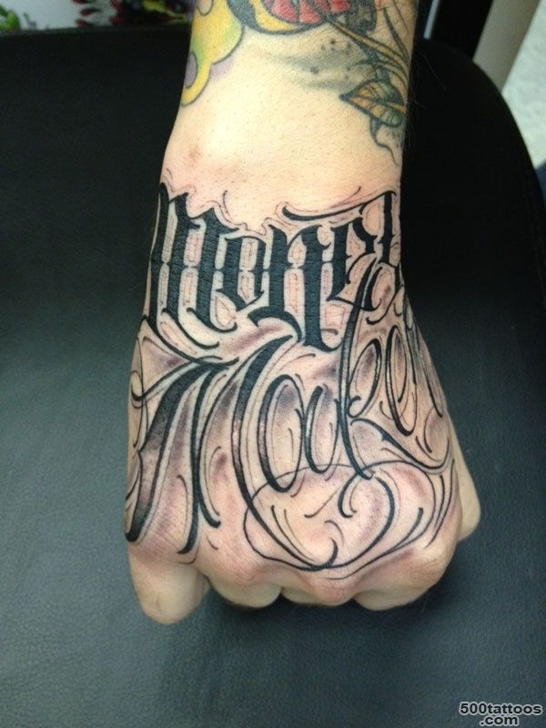 Lettering Tattoos, Designs And Ideas  Page 21_32