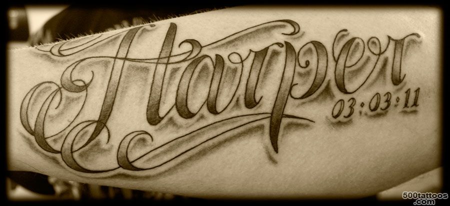Lettering Tattoos, Designs And Ideas  Page 47_1