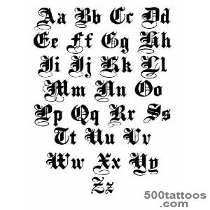 old english lettering  Old English Lettering Tattoos  High _45